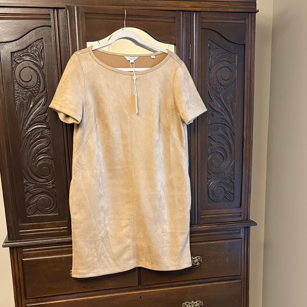 Max Studio Tan Mini Dress NWT